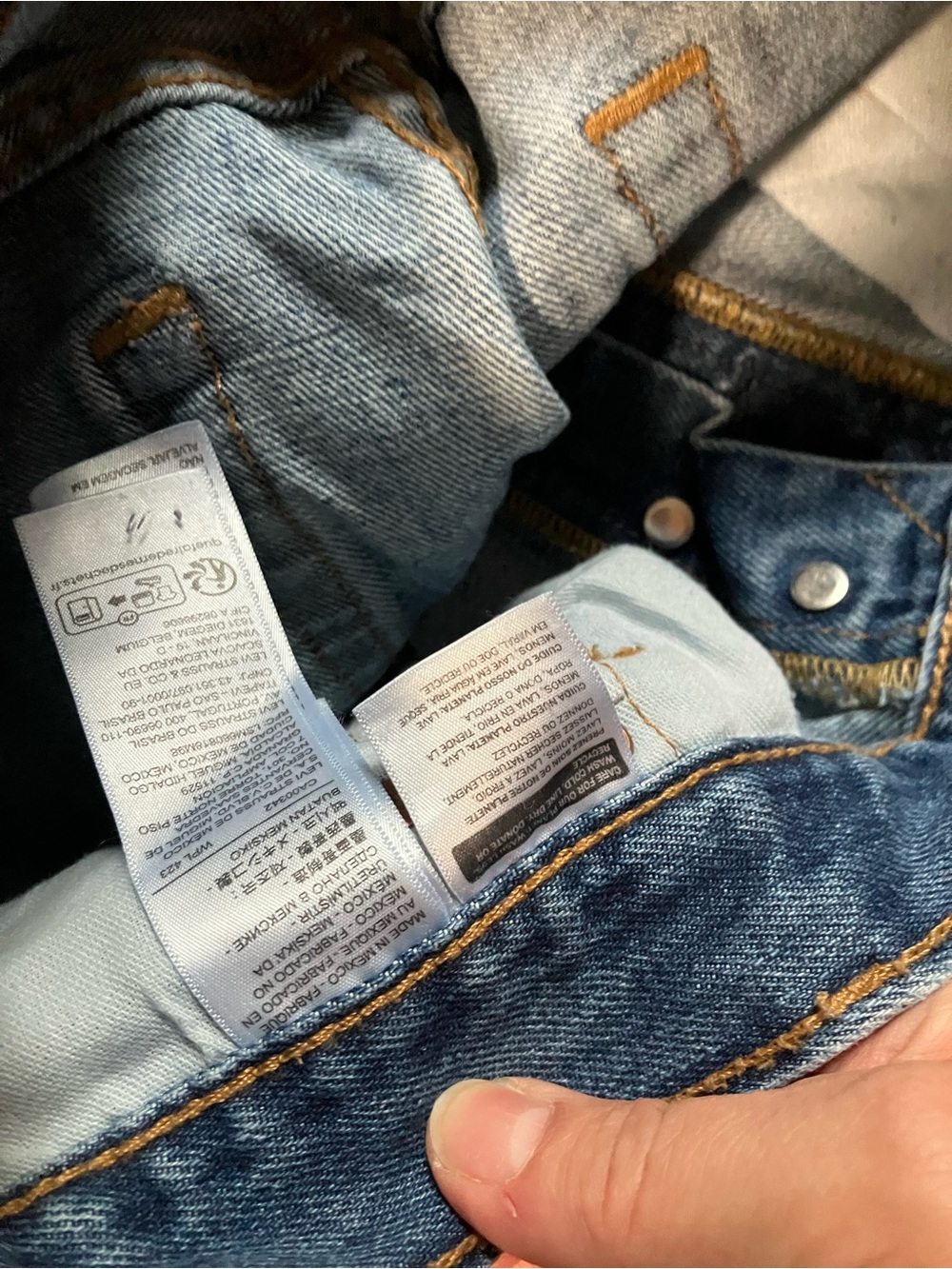 Levi's button fly mens jeans 29/30